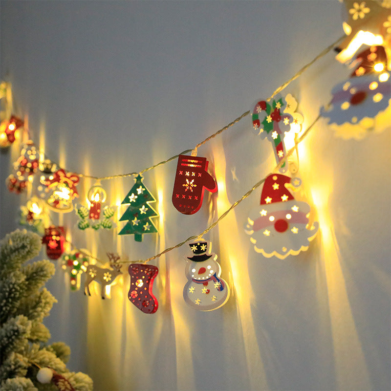 Santa Claus Elk Snowman Christmas LED String Light