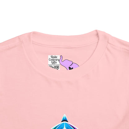 Colorful Shark Toddler Tee