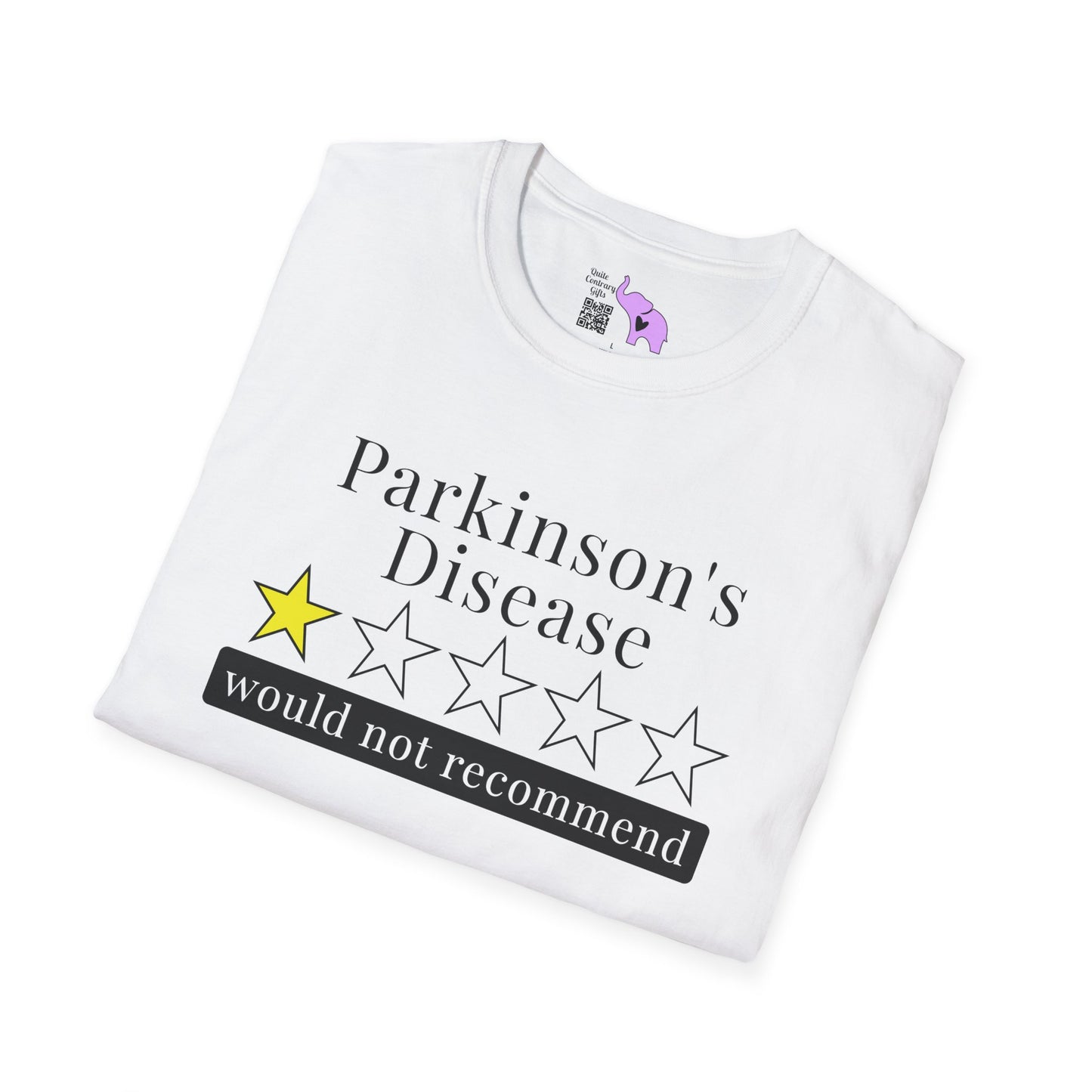 Parkinson's Disease 1 Star Would Not Recommend Adult T-shirt