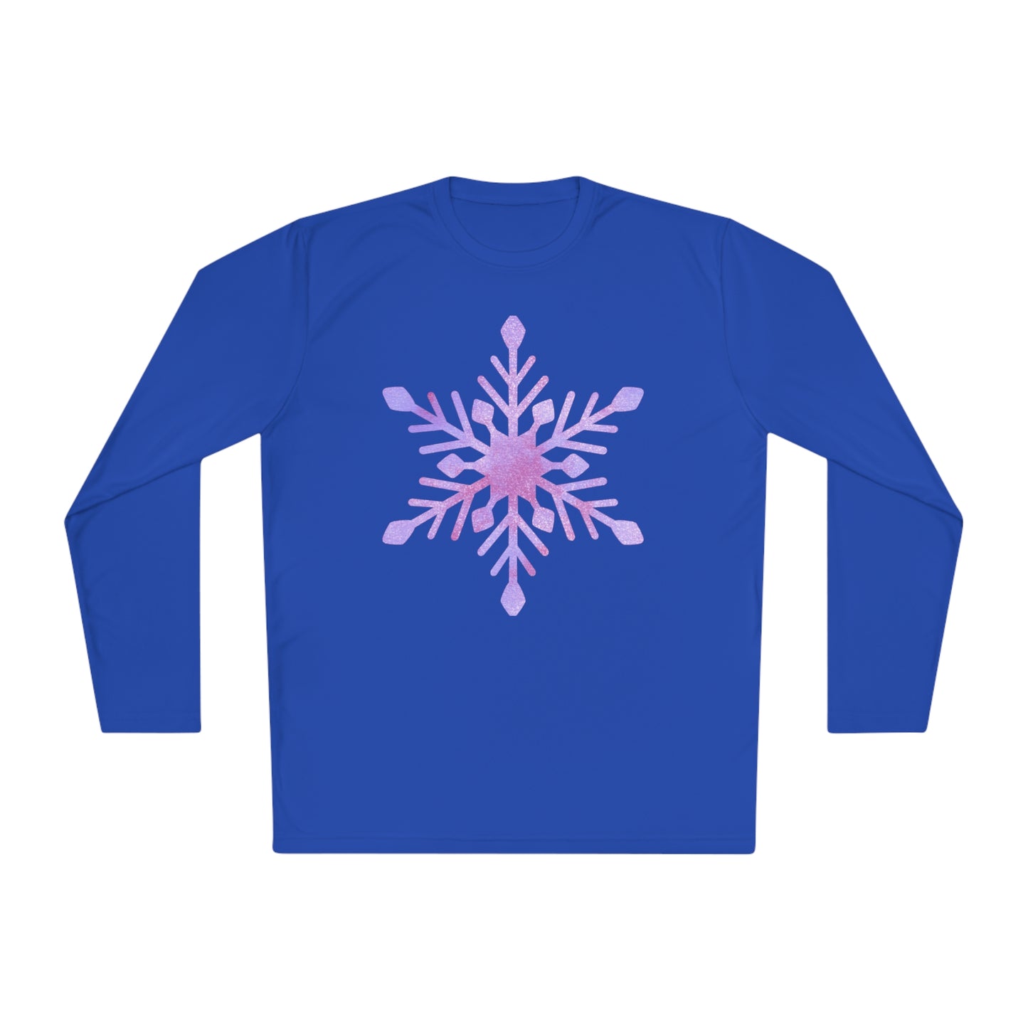 Large Snowflake Adult Long Sleeve Tee