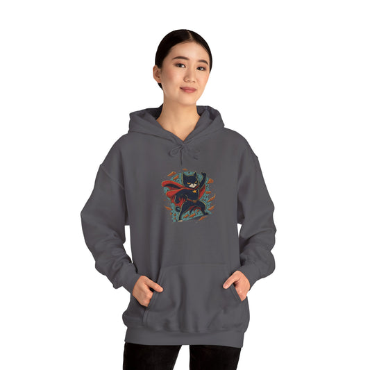 Superhero Cat Heavy Blend™ Hooded Sweatshirt