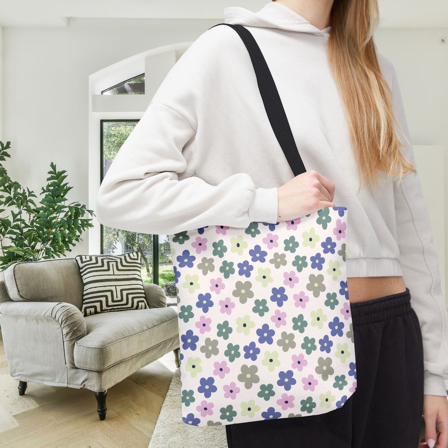 Earthbound Blooms Canvas Tote Bag