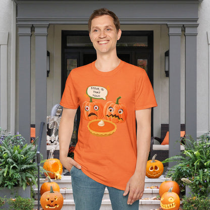 Pumpkin Pie Steve Is That You?! Adult T-shirt