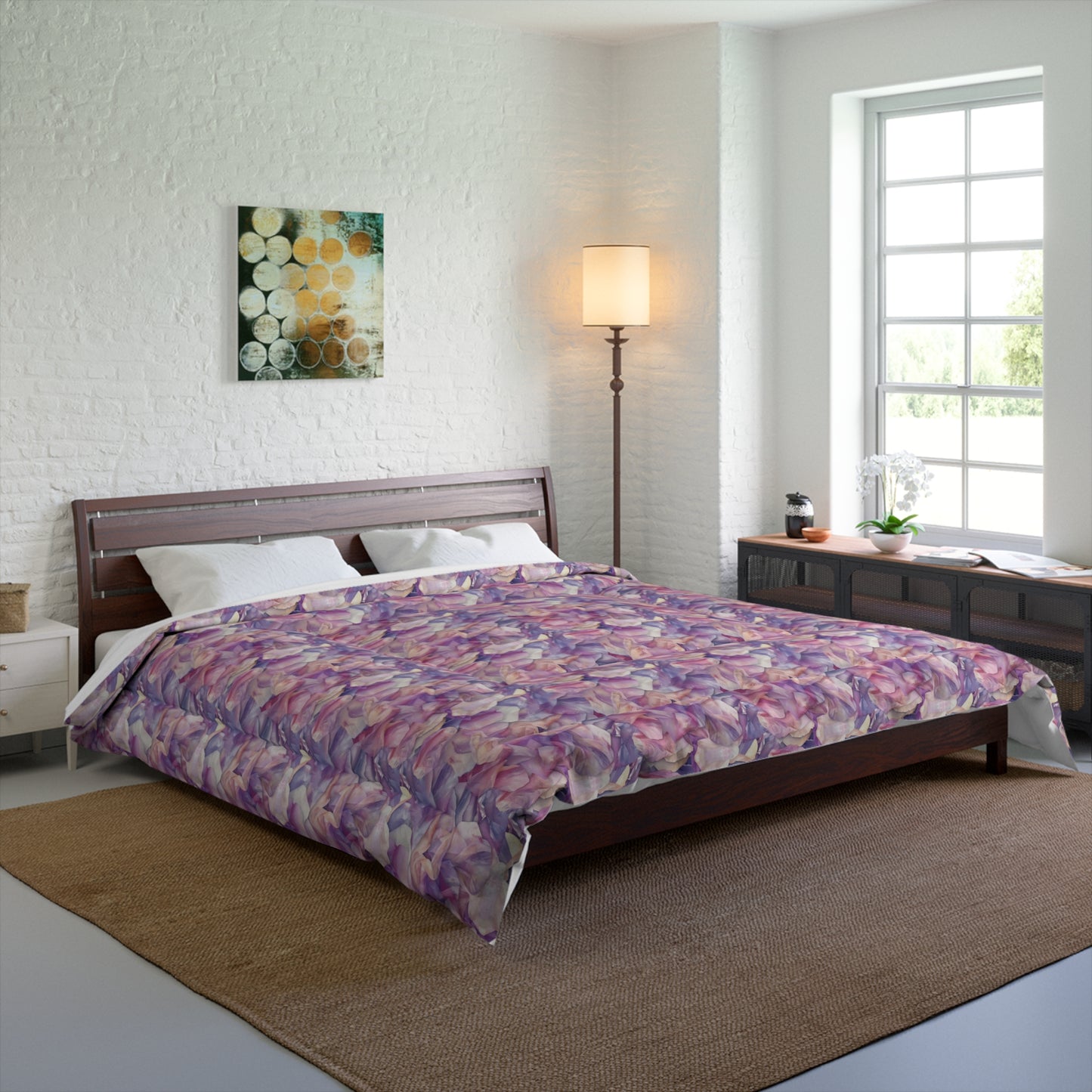 Ethereal Bloomscape Comforter