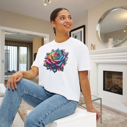 Colorful Rose Women's Boxy Tee