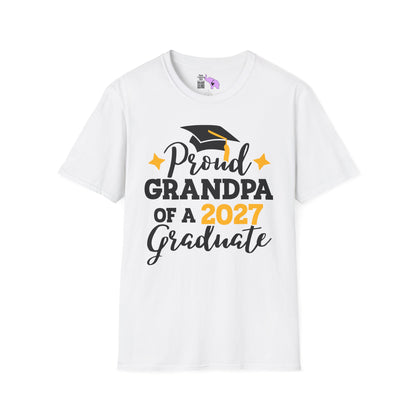 Proud Grandpa of a 2027 Graduate Adult T-shirt