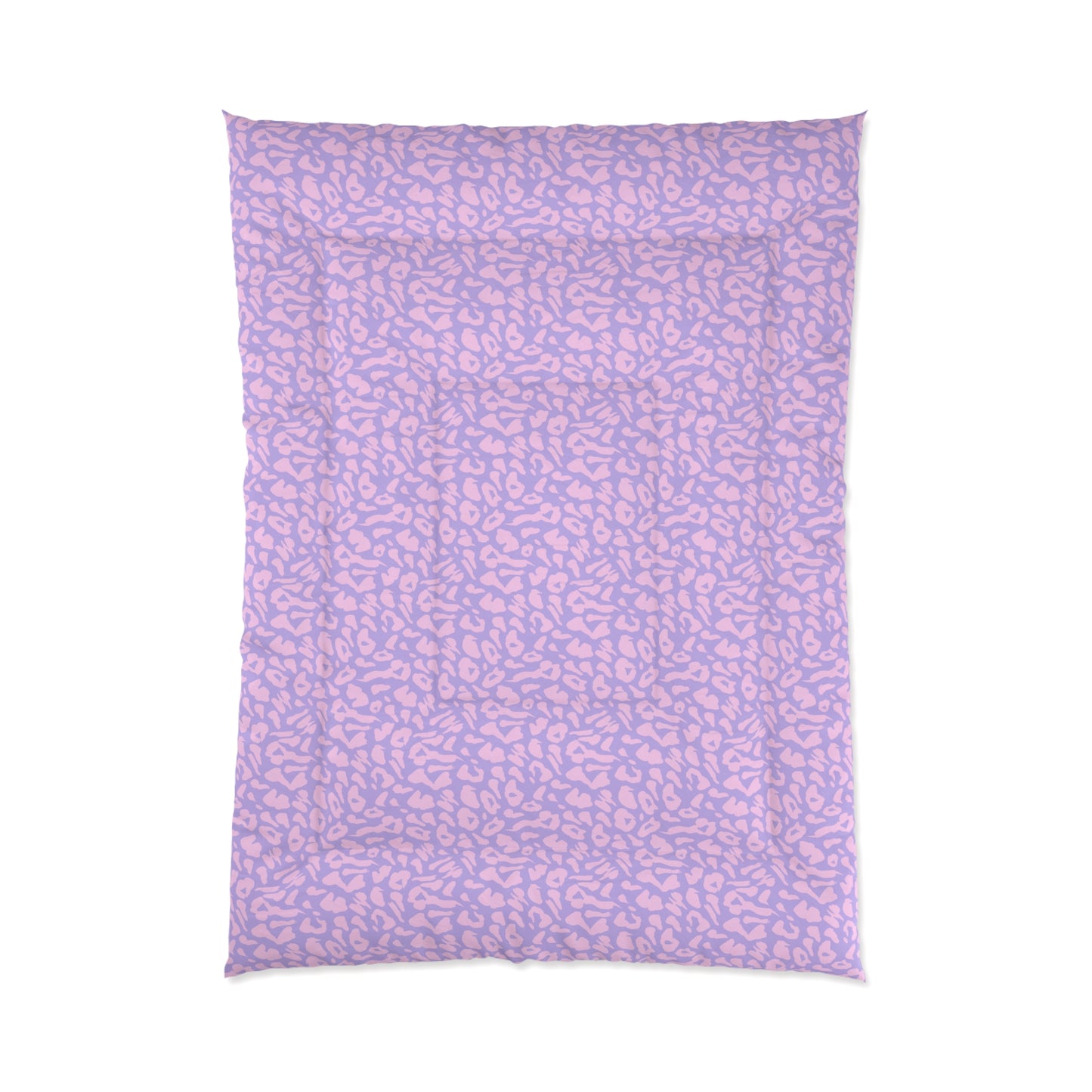 Purple & Pink Cheetah Print Comforter