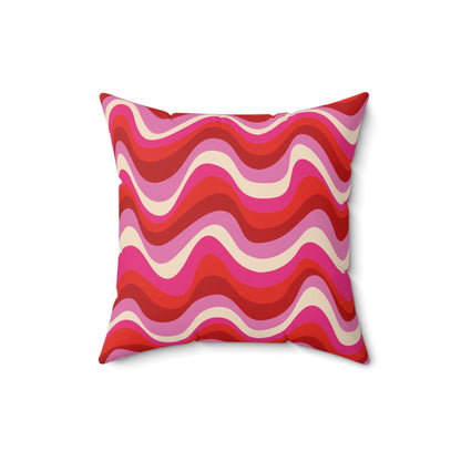 Blush Frequency Throw Pillow