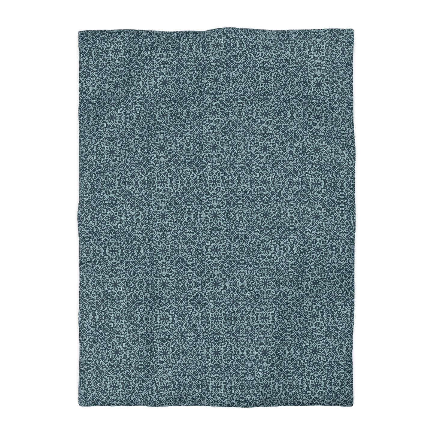 Mandala Midnight Microfiber Duvet Cover