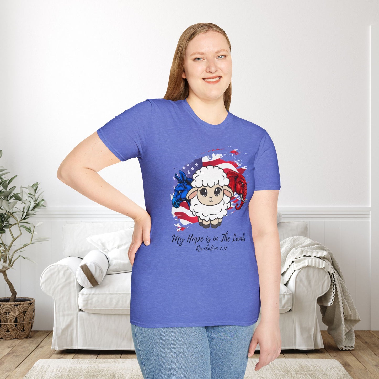 My Hope Is In The Lamb Revelation 7:17 Adult T-shirt