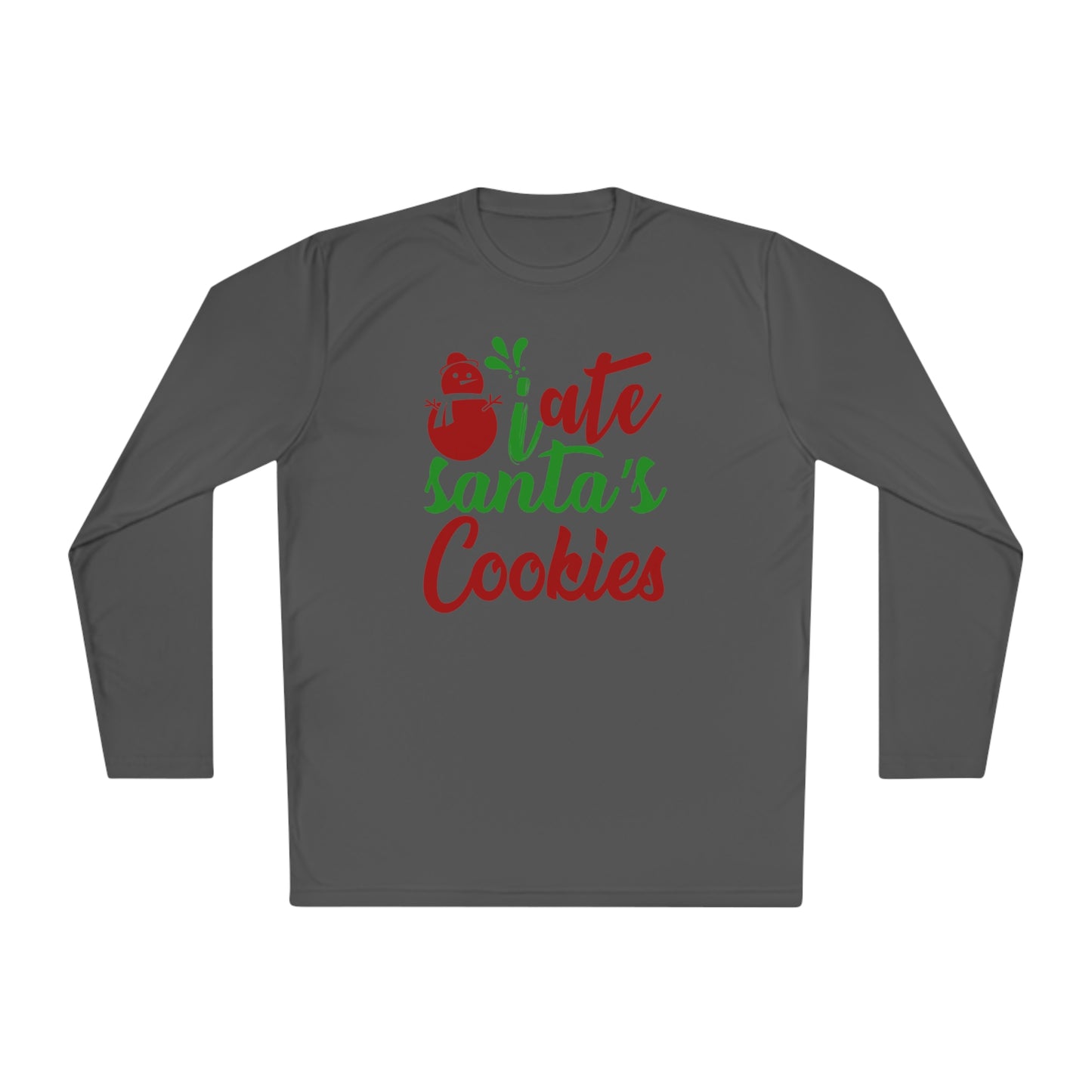 I Ate Santa's Cookies Adult Long Sleeve Tee