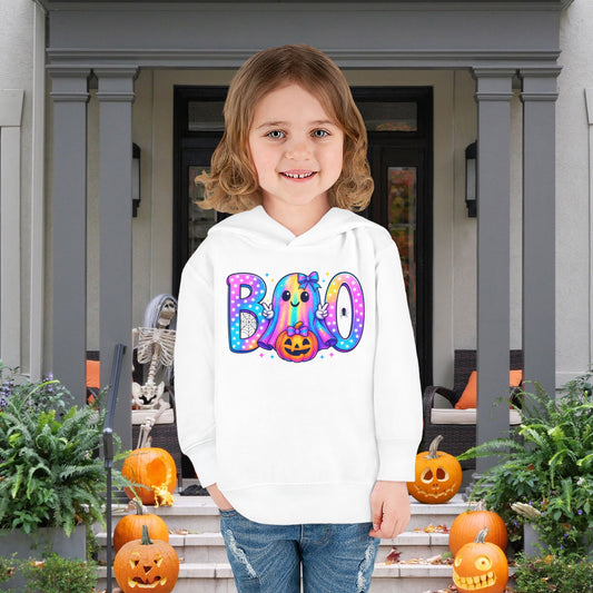Pastel Boo Toddler Hoodie
