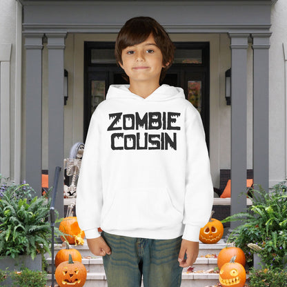 ""Zombie Cousin Youth Heavy Blend Hoodie