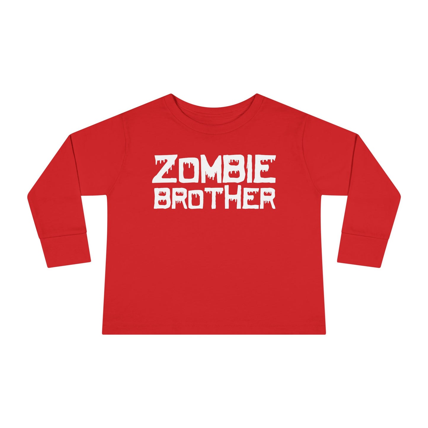 ""Zombie Brother Toddler Long Sleeve Tee