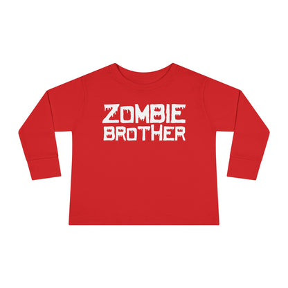 ""Zombie Brother Toddler Long Sleeve Tee