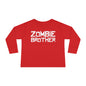 ""Zombie Brother Toddler Long Sleeve Tee