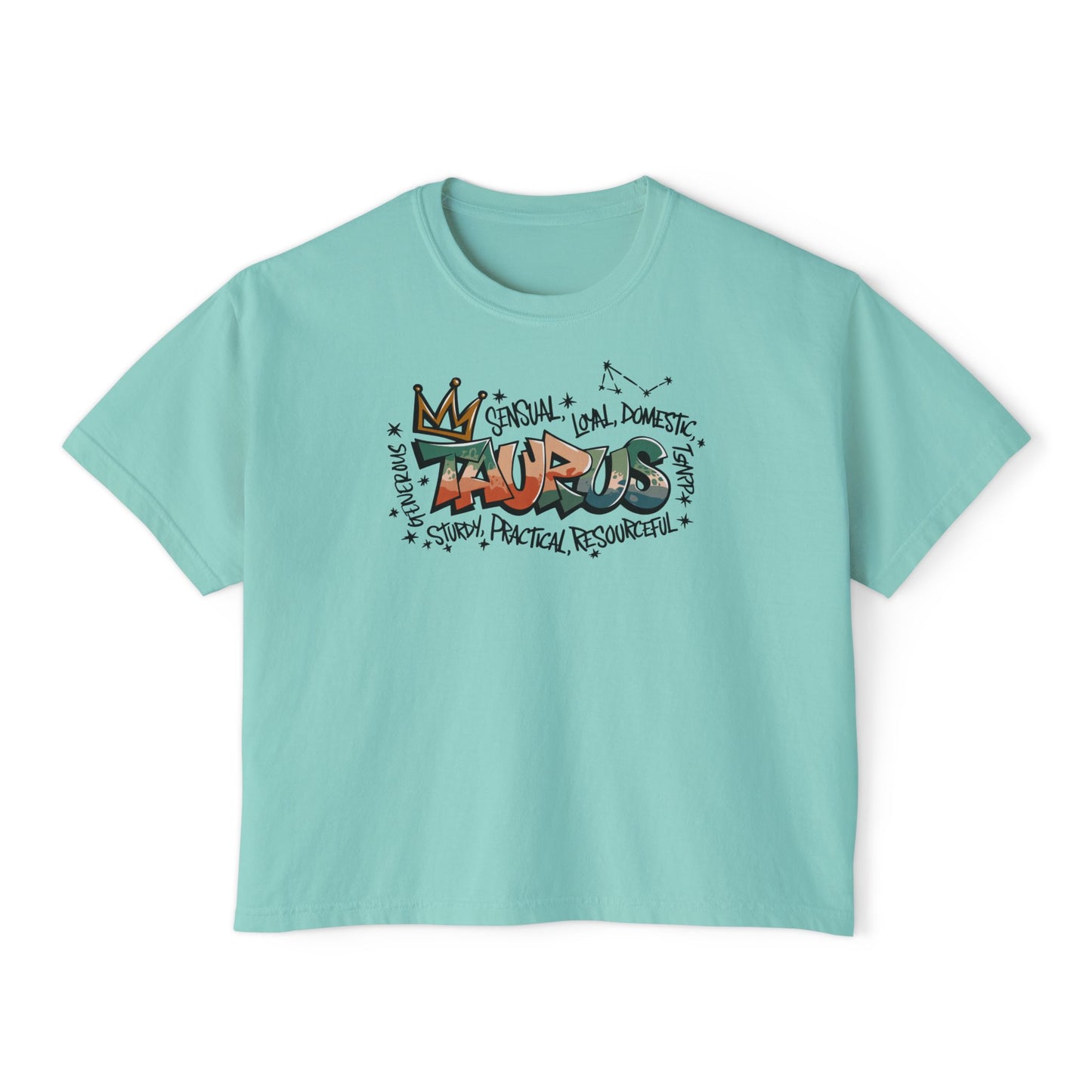 Taurus Street Art Women's Boxy Tee
