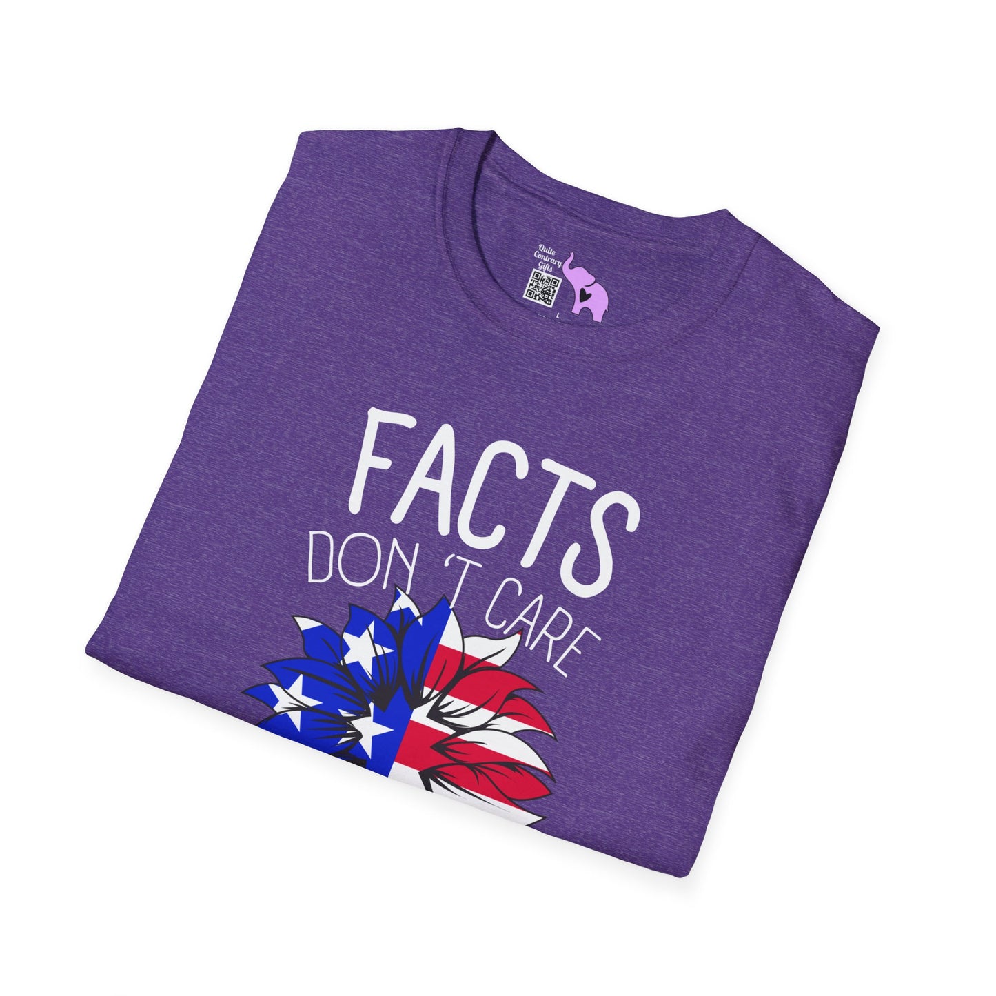 Facts Don't Care About Your Feelings American Flag T-shirt