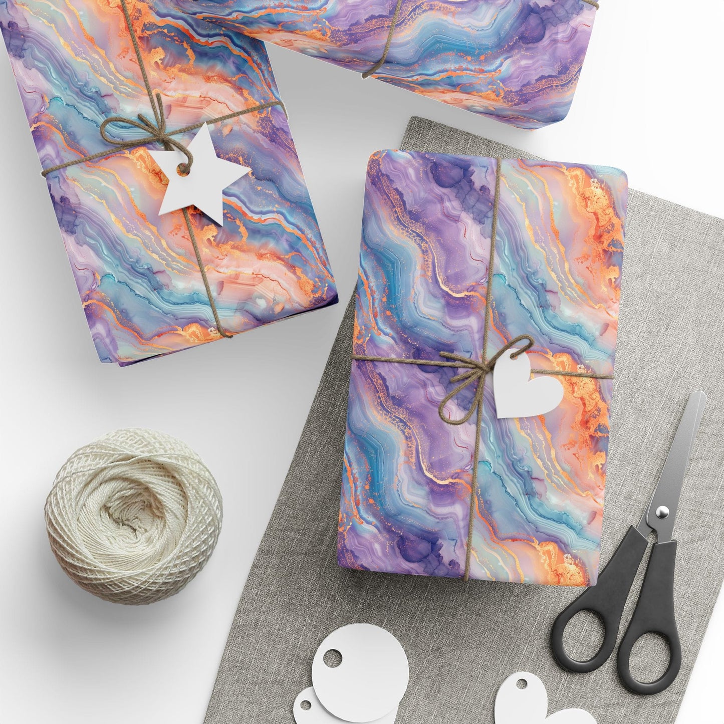Dreamwave Marble Wrapping Paper