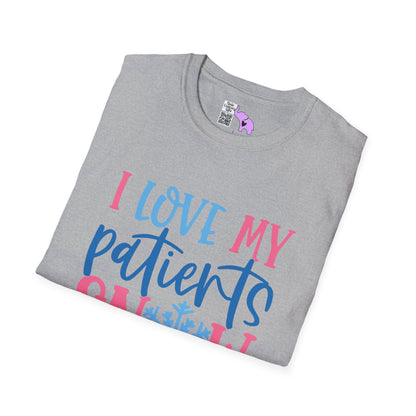 I Love My Patients Snow Much (Nurse) Adult T-shirt