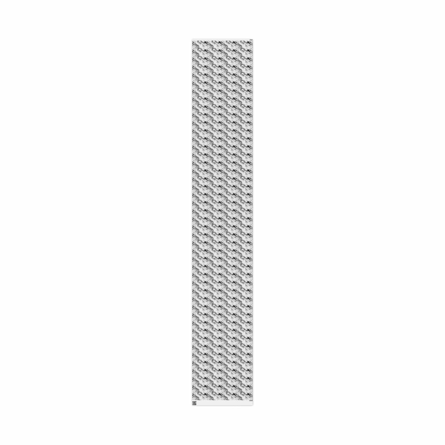 Frost Veil Marble Wrapping Paper