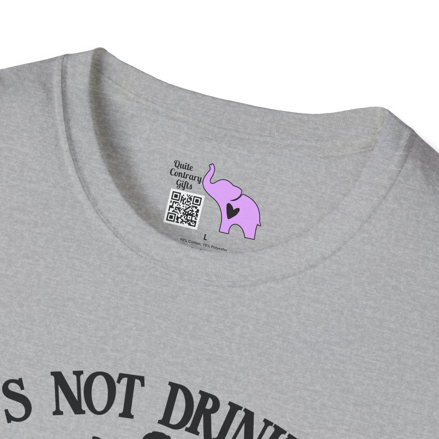 It's Not Drinking Alone If Your Dog Is Home Adult T-shirt