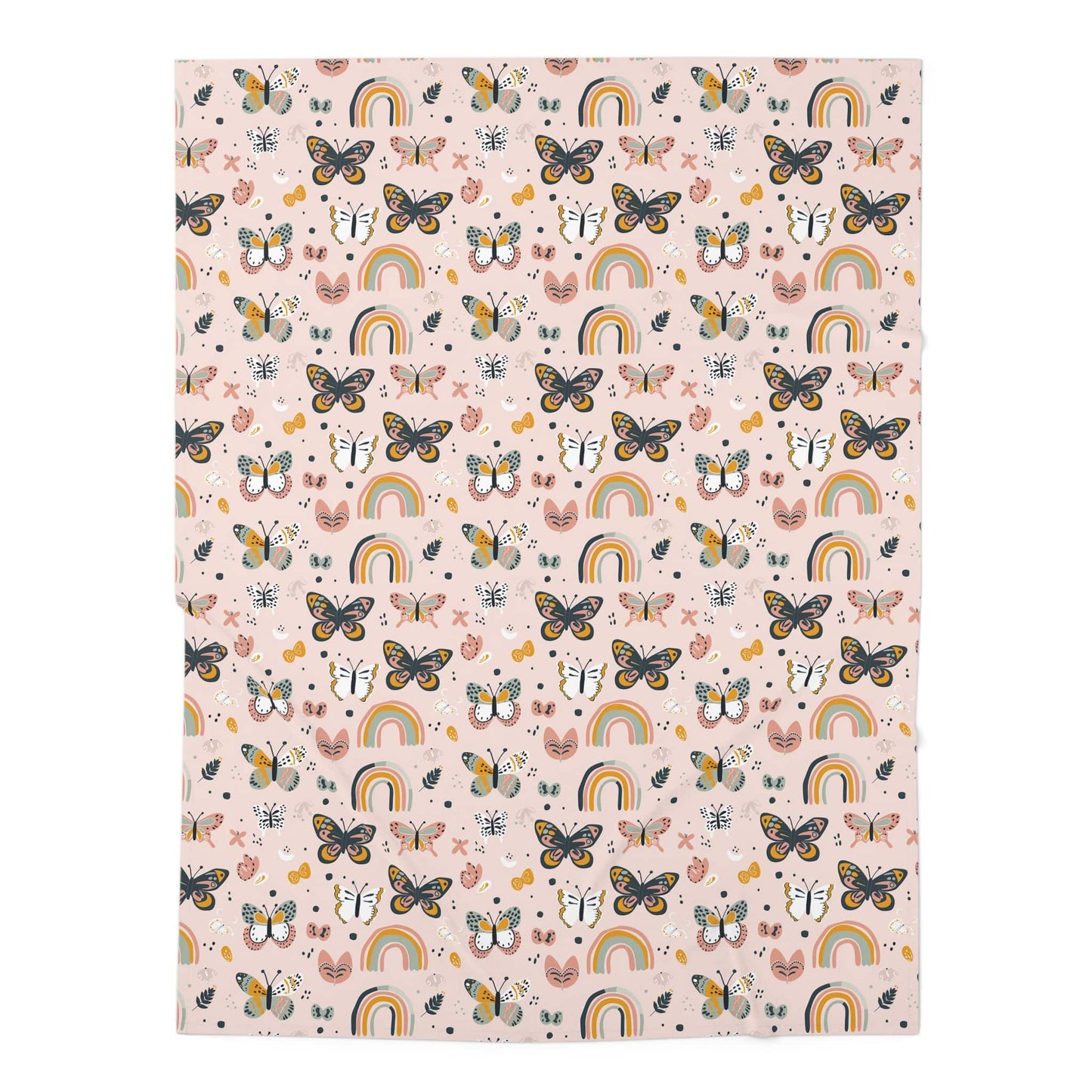 Rainbow Wings & Tiny Things Baby Swaddle Blanket