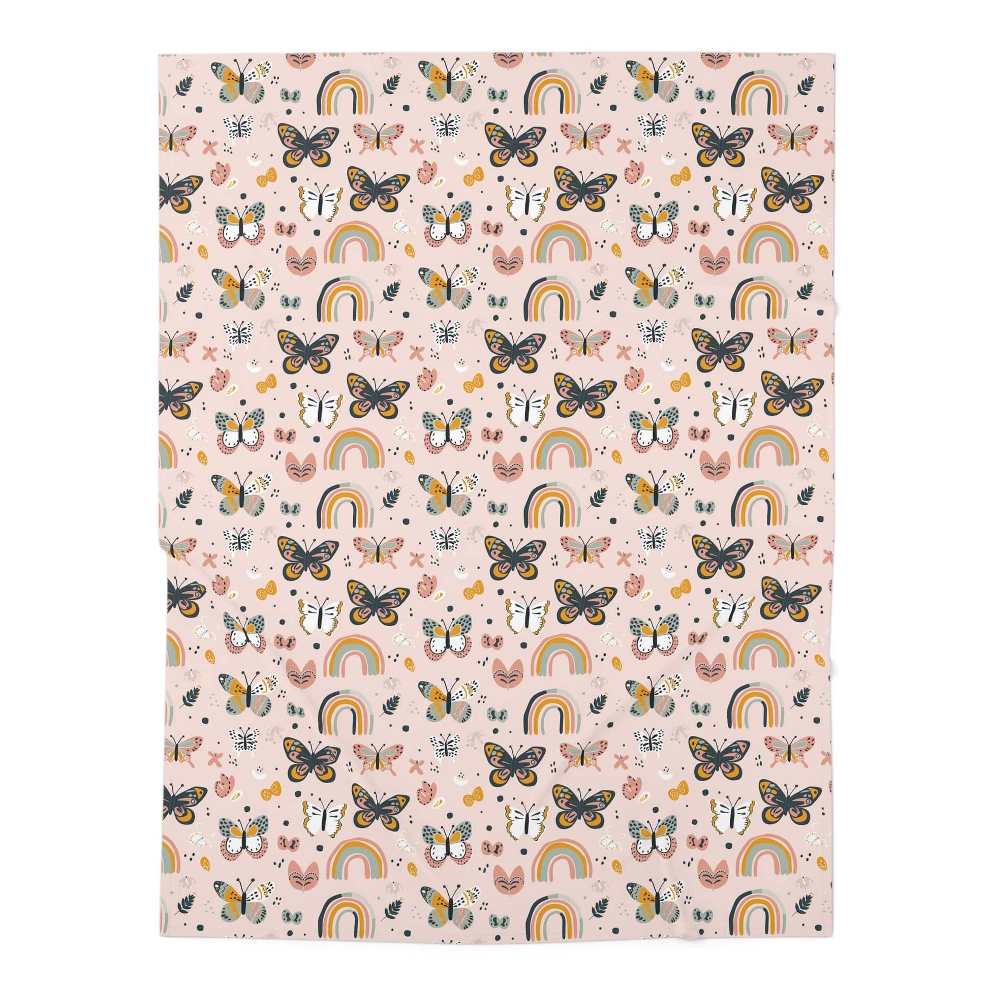 Rainbow Wings & Tiny Things Baby Swaddle Blanket