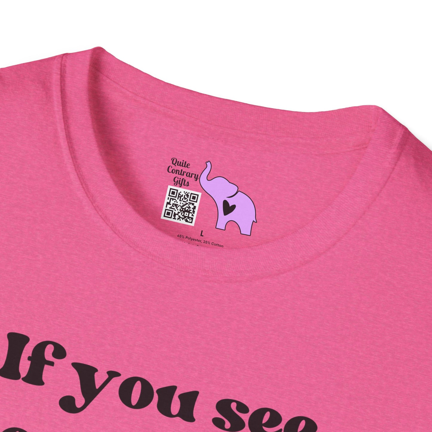 If You See Me Running... Adult T-shirt