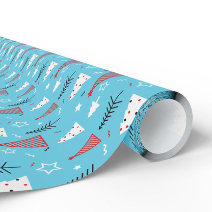Yuletide Pines Wrapping Paper