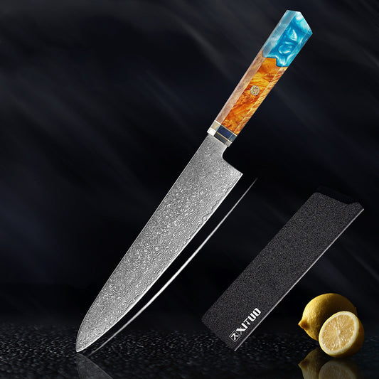 Damascus Steel Kitchen Knife Set