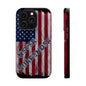 Never Surrender American Flag MagSafe® Compatible Tough Case for iPhone