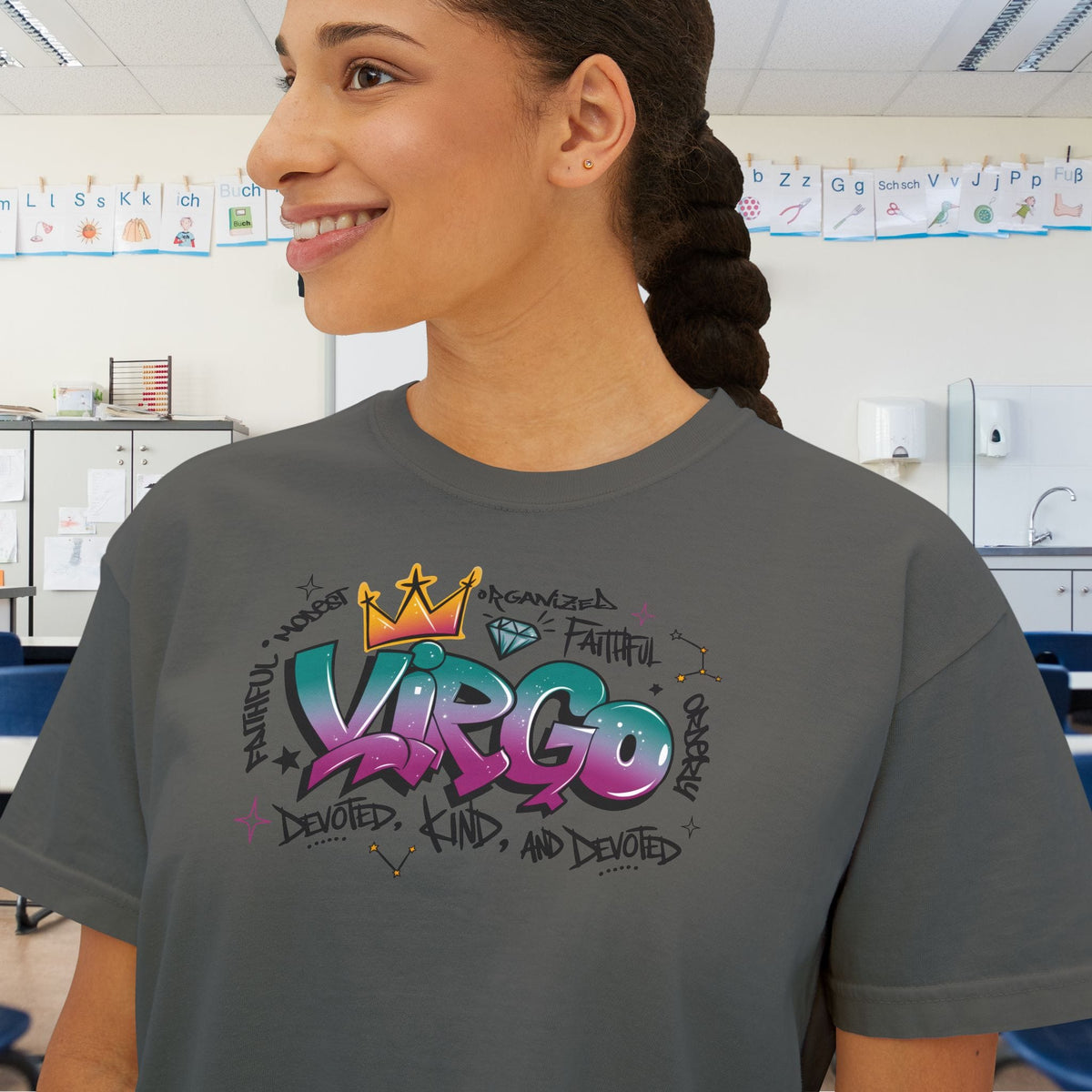 Virgo Street Art Women's Boxy Tee