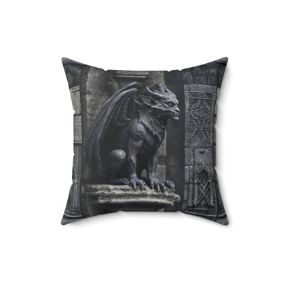 Gargoyle Vigil Throw Pillow