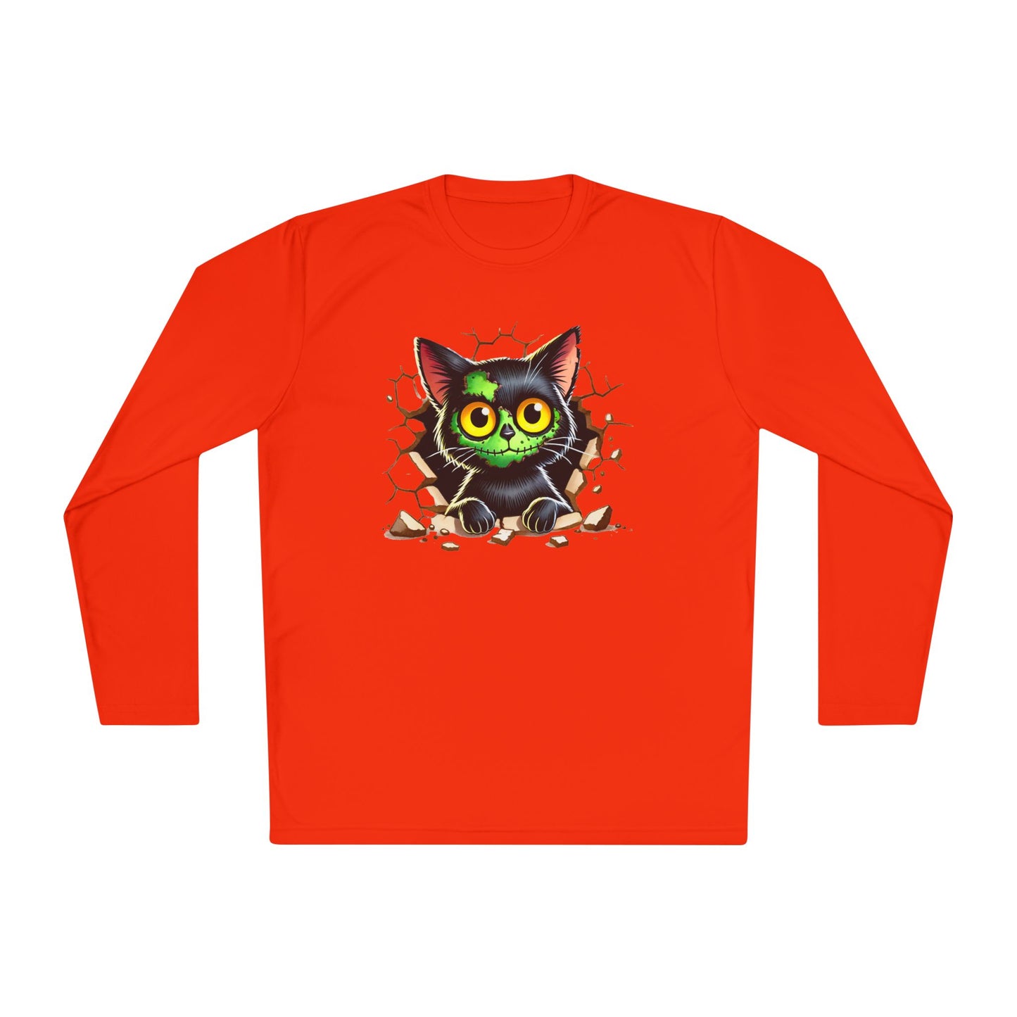 Zombie Kitty Adult Long Sleeve Tee