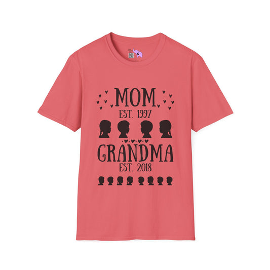 Mom Est. Grandma Est. Great Grandma Est. T-shirt