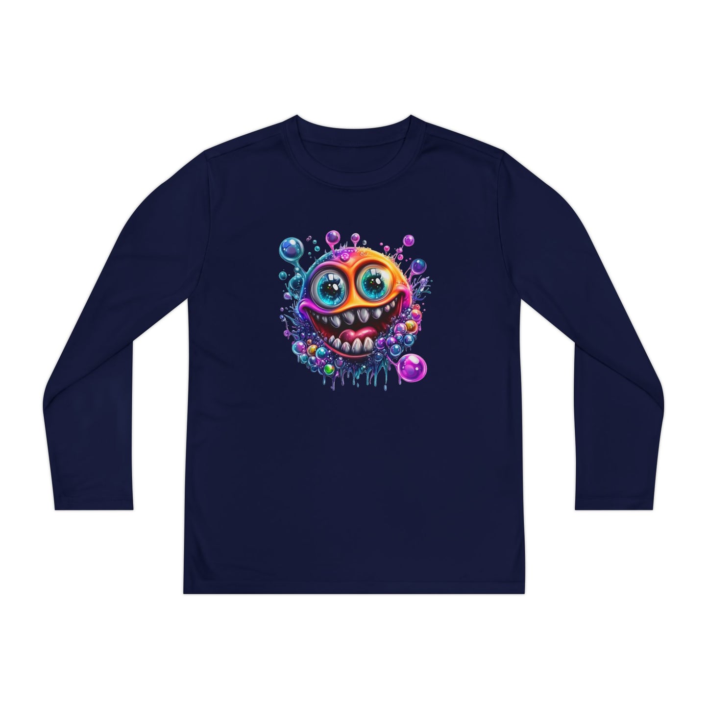 Bubbly Monster Youth Long Sleeve Tee