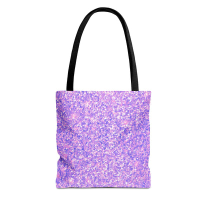 Lavender Crystal Canvas Tote Bag