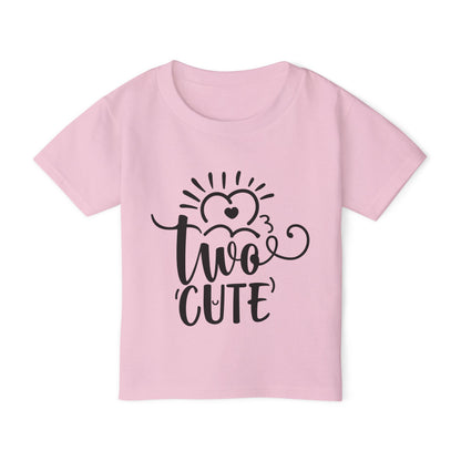 Two Cute Heavy Cotton™ Toddler T-shirt