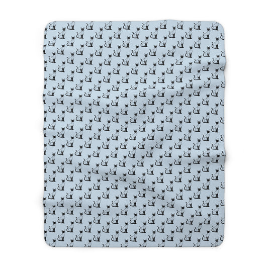 Siamese Charm – Ocean Breeze Fleece Blanket