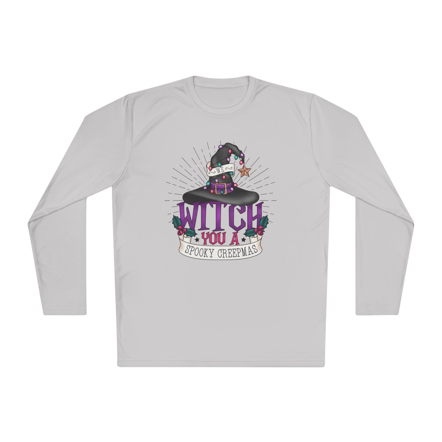 We Witch You A Spooky Creepmas Adult Long Sleeve Tee