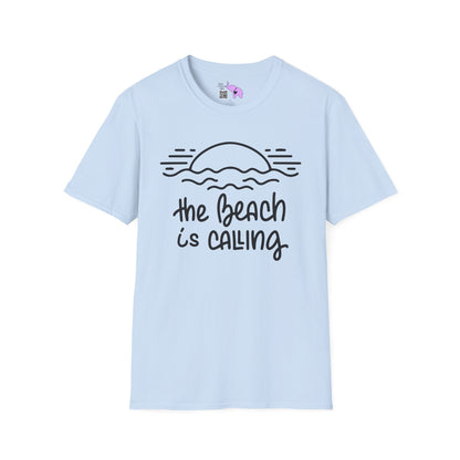 The Beach Is Calling Adult T-shirt