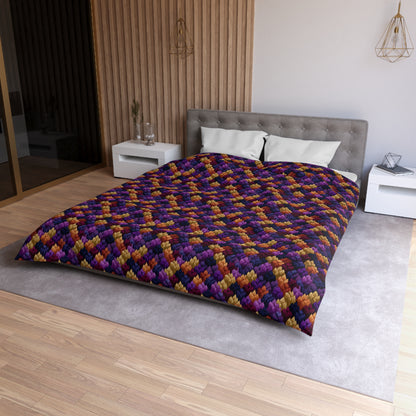Velour Garden Microfiber Duvet Cover