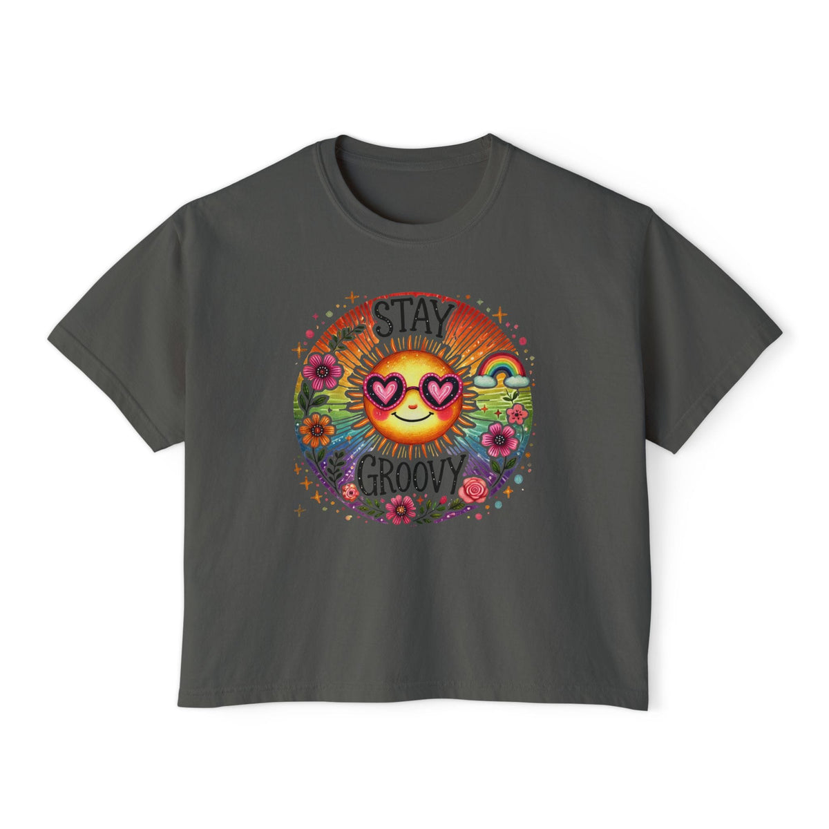 Stay Groovy Women's Boxy Tee