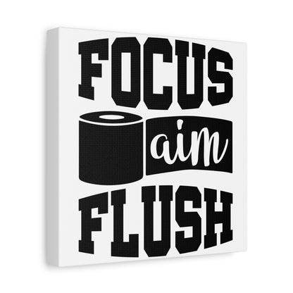 Focus Aim Flush Canvas Art