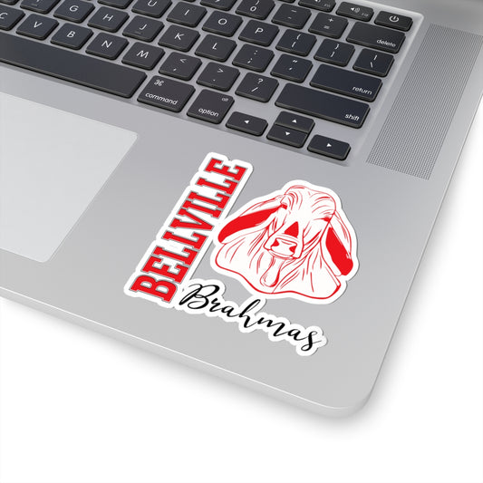 Bellville Vertical Fury, Black Kiss-Cut Decal