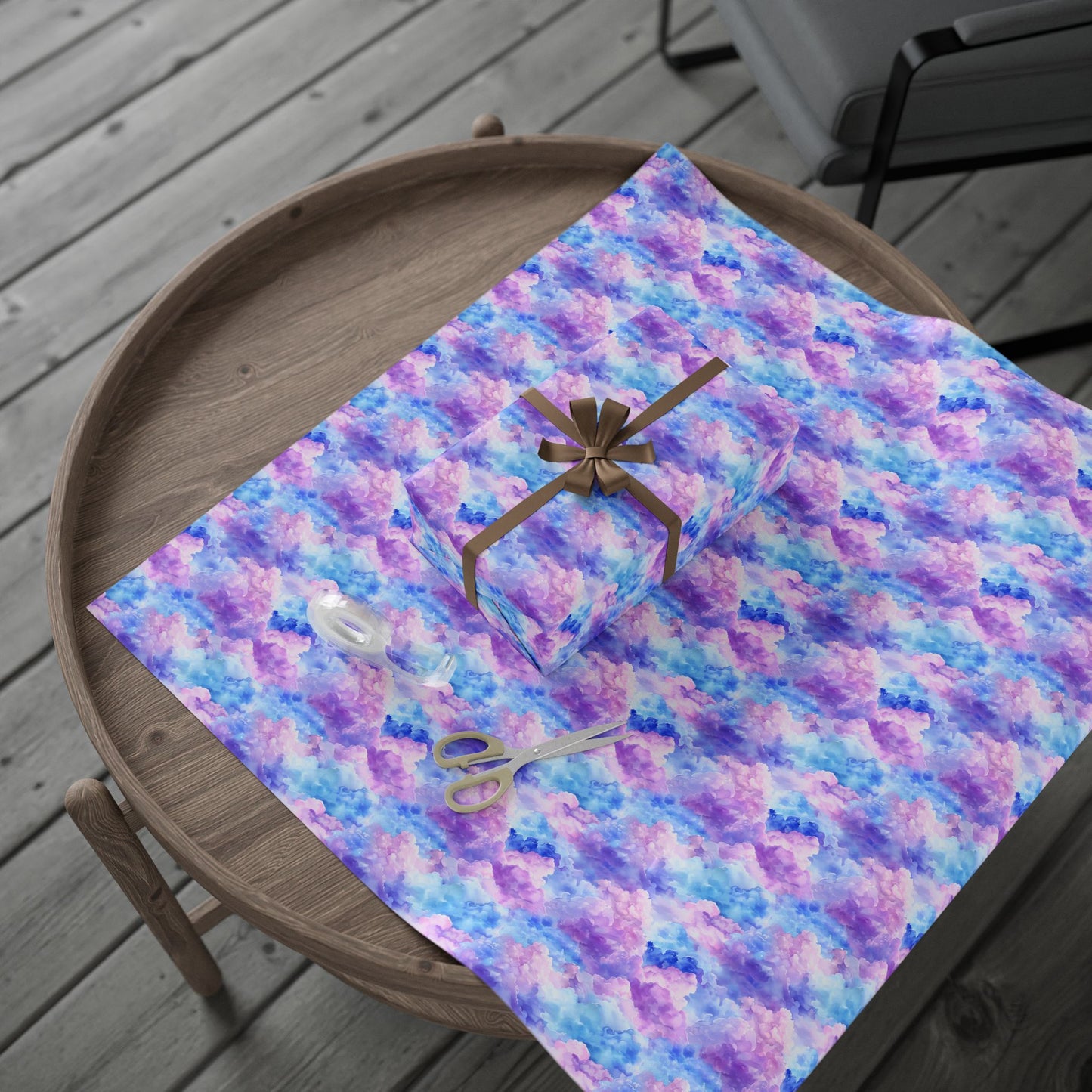 Pastel Clouds Wrapping Paper