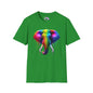 Colorful Elephant Adult T-shirt