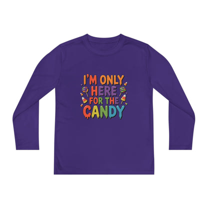 I'm Only Here for the Candy Youth Long Sleeve Tee
