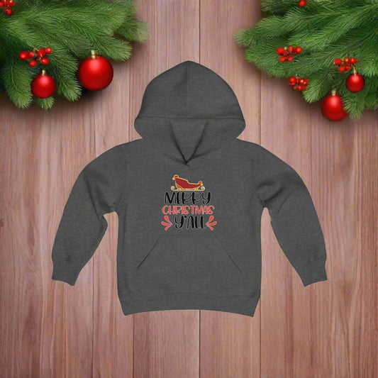 Merry Christmas Y'all Youth Hoodie